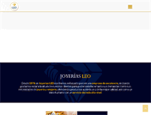 Tablet Screenshot of joyeriasleo.com